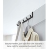 image:imageYAMAZAKI Home Smart Over The Door Hooks  Hanging Coat Rack  Wide  SteelBlack