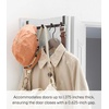 image:imageYAMAZAKI Home Smart Over The Door Hooks  Hanging Coat Rack  Wide  SteelBlack