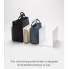 image:imageYAMAZAKI Home Smart Purse OrganizerBag Divider For Closet Shelf  Abs Plastic  Smart purse organizer and bag divider ideal for closet shelves Durable ABS plastic construction Built for everyday useWhite