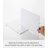 image:imageYAMAZAKI Home Smart Purse OrganizerBag Divider For Closet Shelf  Abs Plastic  Smart purse organizer and bag divider ideal for closet shelves Durable ABS plastic construction Built for everyday useWhite