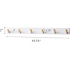 image:imageYAMAZAKI Home Tosca WallMounted Saving Coat Hanger Modern Jacket Holder  Steel  Wood  Spacesaving wallmounted coat hanger Modern jacket holder featuring a durable steel and wood design Built for daily useWhite