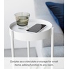 image:imageYAMAZAKI Home Tower 2Tier Planter Stand With Casters  Easy Transport amp Cleaning 28  SteelWhite