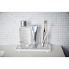 image:imageYAMAZAKI Home Tower Bathroom Tray  Steel Vanity Holder Organizer  SteelWhite