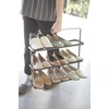 image:imageYAMAZAKI Home Tower Compact Modern Metal Shoe Rack  Short 18  Steel  Holds 6 To 9 Shoes