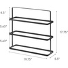 image:imageYAMAZAKI Home Tower Compact Modern Metal Shoe Rack  Short 18  Steel  Holds 6 To 9 Shoes