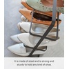 image:imageYAMAZAKI Home Tower Compact Modern Metal Shoe Rack  Short 18  Steel  Holds 6 To 9 Shoes