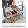 image:imageYAMAZAKI Home Tower Compact Modern Metal Shoe Rack  Short 18  Steel  Holds 6 To 9 Shoes