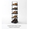 image:imageYAMAZAKI Home Tower Compact Modern Metal Shoe Rack  Short 18  Steel  Holds 6 To 9 ShoesBlack