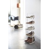 image:imageYAMAZAKI Home Tower Compact Modern Metal Shoe Rack  Short 18  Steel  Holds 6 To 9 ShoesWhite