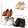 image:imageYAMAZAKI Home Tower Compact Modern Metal Shoe Rack  Short 18  Steel  Holds 6 To 9 ShoesWhite