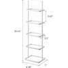 image:imageYAMAZAKI Home Tower Compact Modern Metal Shoe Rack  Short 18  Steel  Holds 6 To 9 ShoesWhite