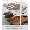 image:imageYAMAZAKI Home Tower Compact Modern Metal Shoe Rack  Short 18  Steel  Holds 6 To 9 ShoesWhite