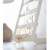 image:imageYAMAZAKI Home Tower Earring Display Stand  Holder for Jewelry Organization  SteelWhite