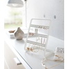 image:imageYAMAZAKI Home Tower Earring Display Stand  Holder for Jewelry Organization  SteelWhite