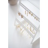 image:imageYAMAZAKI Home Tower Earring Display Stand  Holder for Jewelry Organization  SteelWhite