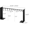 image:imageYAMAZAKI Home Tower Hat Hanger Rack Expandable Metal Storage Organizer Hooks For Closet  SteelBlack