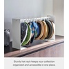 image:imageYAMAZAKI Home Tower Hat Hanger Rack Expandable Metal Storage Organizer Hooks For Closet  SteelWhite