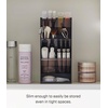 image:imageYAMAZAKI Home Tower Jewelry amp Makeup Organizer Standup Cosmetic Storage Box Display Case  Angled  Abs PlasticBlack