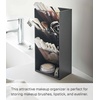 image:imageYAMAZAKI Home Tower Jewelry amp Makeup Organizer Standup Cosmetic Storage Box Display Case  Angled  Abs PlasticBlack