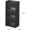 image:imageYAMAZAKI Home Tower Jewelry amp Makeup Organizer Standup Cosmetic Storage Box Display Case  Angled  Abs PlasticBlack
