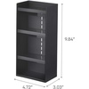 image:imageYAMAZAKI Home Tower Jewelry amp Makeup Organizer Standup Cosmetic Storage Box Display Case  Flat  Abs PlasticBlack