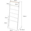 image:imageYAMAZAKI Home Tower Leaning Ladder Rack Space Saving  Shelf 63  Steel
