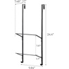 image:imageYAMAZAKI Home Tower OverTheDoor Yoga Mat Storage Hanger  3Tier Organizer for Foam Rollers Backpacks Hats Bags  Extra Closet Space Saver  SteelBlack