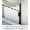 image:imageYAMAZAKI Home Tower OverTheDoor Yoga Mat Storage Hanger  3Tier Organizer for Foam Rollers Backpacks Hats Bags  Extra Closet Space Saver  SteelBlack