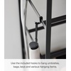 image:imageYAMAZAKI Home Tower Rolling FiveTier Shoe Rack Steel Frame with Wooden Top SpaceSaving Shoe Organizer On Wheels 34  Steel  Wood   Fivetier shoe storage organizer on wheels Durable steel frame with a wooden top A smart fit for modern homes FitsBlack