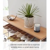 image:imageYAMAZAKI Home Tower Rolling FiveTier Shoe Rack Steel Frame with Wooden Top SpaceSaving Shoe Organizer On Wheels 34  Steel  Wood   Fivetier shoe storage organizer on wheels Durable steel frame with a wooden top A smart fit for modern homes FitsWhite