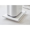image:imageYAMAZAKI Home Tower Rolling Utility Caddy with Handles  Under Desk Storage for Printers Humidifiers and Heavy Boxes 2  Steel White
