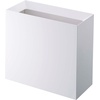 image:imageYAMAZAKI Home Tower Trash Can  Modern Garbage Waste Basket with Handle for Kitchen Bedroom Bathroom Office  Wide  Abs Plastic  4 Gallons 15 Liters  Modern garbage waste basket with a builtin handle Ideal for kitchen use Adds convenient home storage Easy to assembleWhite