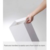 image:imageYAMAZAKI Home Tower Trash Can  Modern Garbage Waste Basket with Handle for Kitchen Bedroom Bathroom Office  Wide  Abs Plastic  4 Gallons 15 Liters  Modern garbage waste basket with a builtin handle Ideal for kitchen use Adds convenient home storage Easy to assembleWhite