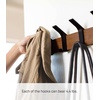 image:imageYAMAZAKI Home WallMounted Coat Hanger Brown Steel  Wood One Size Walnut  Durable steel and wood wallmounted coat hanger Perfect spacesaving entryway organizer Built for everyday home storageWalnut