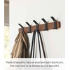 image:imageYAMAZAKI Home WallMounted Coat Hanger Brown Steel  Wood One Size Walnut  Durable steel and wood wallmounted coat hanger Perfect spacesaving entryway organizer Built for everyday home storageWalnut