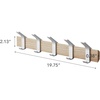 image:imageYAMAZAKI Home WallMounted Coat Hanger Brown Steel  Wood One Size Walnut  Durable steel and wood wallmounted coat hanger Perfect spacesaving entryway organizer Built for everyday home storageAsh