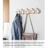 image:imageYAMAZAKI Home WallMounted Coat Hanger Brown Steel  Wood One Size Walnut  Durable steel and wood wallmounted coat hanger Perfect spacesaving entryway organizer Built for everyday home storageAsh