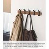 image:imageYAMAZAKI Home WallMounted Coat Hanger Brown Steel  Wood One Size Walnut  Durable steel and wood wallmounted coat hanger Perfect spacesaving entryway organizer Built for everyday home storageWalnut