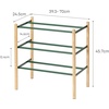 image:imageYAMAZAKI home Plain Expandable 3Tierd Shoe Rack White  Expandable threetiered space saving shoe rack Adds practical everyday storage Designed for convenient home organizationForest Green