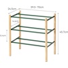 image:imageYAMAZAKI home Plain Expandable 3Tierd Shoe Rack White  Expandable threetiered space saving shoe rack Adds practical everyday storage Designed for convenient home organizationForest Green