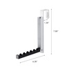 image:imageYamazaki  Overthedoor hook with a folding hanging coat rack design Spacesaving collapsible frame ideal for bedrooms or closets