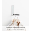 image:imageYamazaki  Overthedoor hook with a folding hanging coat rack design Spacesaving collapsible frame ideal for bedrooms or closets