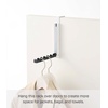 image:imageYamazaki  Overthedoor hook with a folding hanging coat rack design Spacesaving collapsible frame ideal for bedrooms or closets