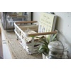 image:imageYamazaki Home Tosca Storage Basket  Home Organizer Bin Holder With Wooden Handle  Medium  Steel  Wood One Size