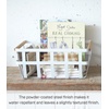 image:imageYamazaki Home Tosca Storage Basket  Home Organizer Bin Holder With Wooden Handle  Medium  Steel  Wood One Size