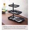 image:imageYamazaki Home Tower 3Tier Accessory Tray  Jewelry Holder amp Storage Organizer  SteelBlack