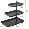 image:imageYamazaki Home Tower 3Tier Accessory Tray  Jewelry Holder amp Storage Organizer  SteelBlack