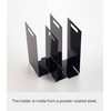 image:imageYamazaki Home Tower Interlocking Towel Organizer  Bathroom Storage Shelf Rack  Steel  Spacesaving towel organizer for bathroom shelves and countertops Sturdy steel construction ensures longlasting durabilityBlack