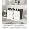 image:imageYamazaki Home Tower Interlocking Towel Organizer  Bathroom Storage Shelf Rack  Steel  Spacesaving towel organizer for bathroom shelves and countertops Sturdy steel construction ensures longlasting durabilityBlack