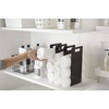 image:imageYamazaki Home Tower Interlocking Towel Organizer  Bathroom Storage Shelf Rack  Steel  Spacesaving towel organizer for bathroom shelves and countertops Sturdy steel construction ensures longlasting durabilityBlack
